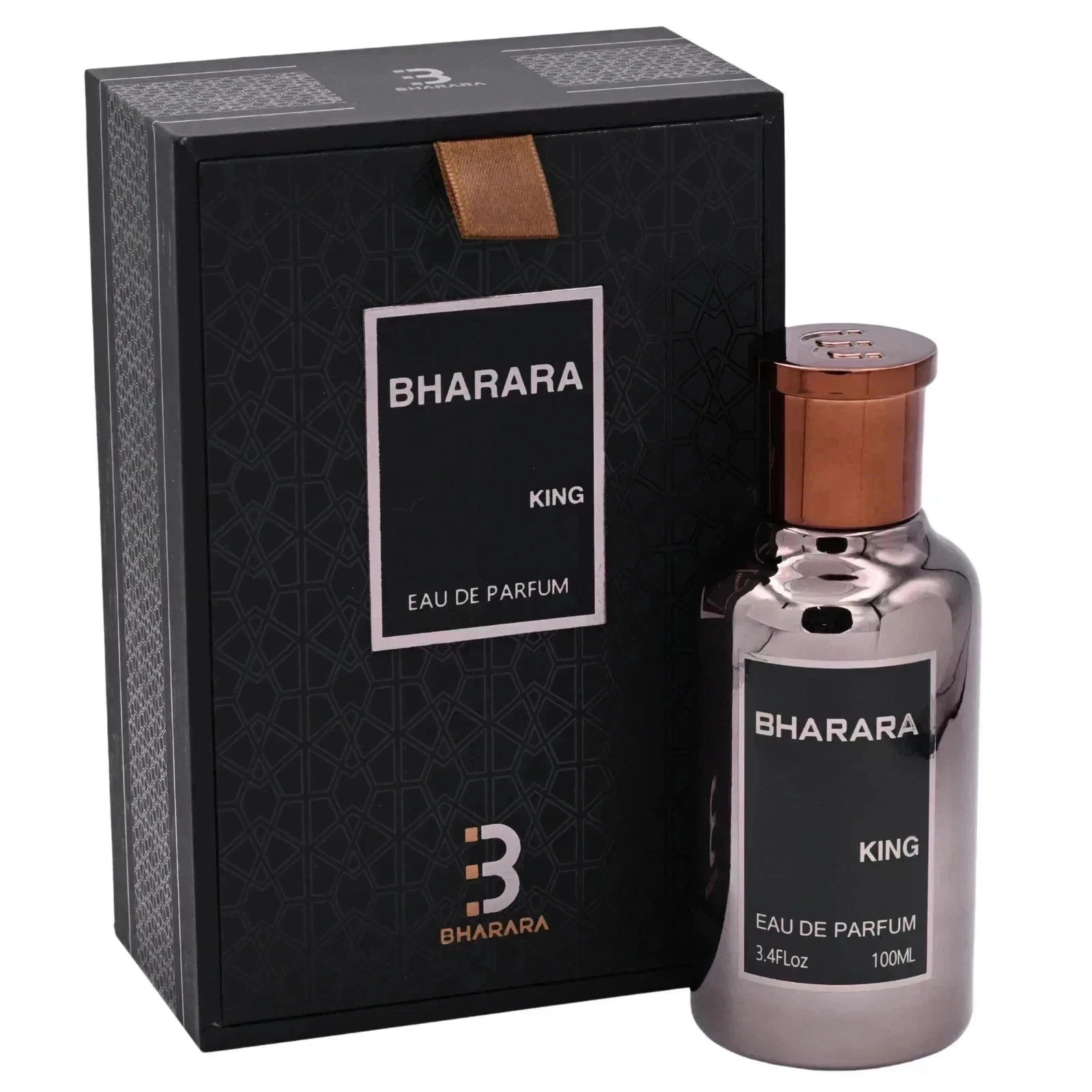 Bharara King For Men Eau de Parfum spray, 3.4 FI Oz/100ML. Bharara King For Men Eau de Parfum spray, 3.4 FI Oz/100ML.
