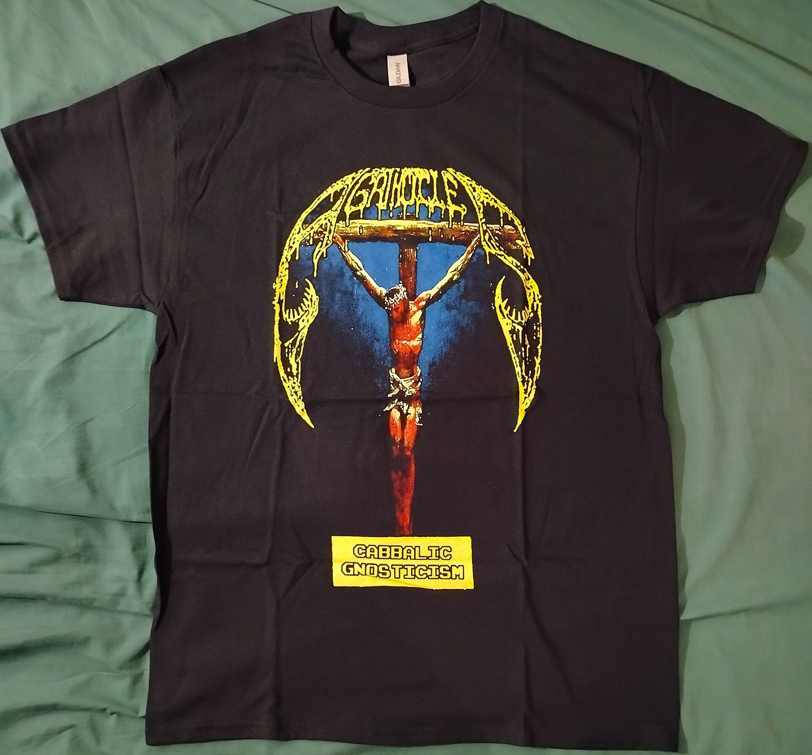 Agathocles Cabbalic Gnosticism RARE official grind T Shirt impetigo repulsion Agathocles Cabbalic Gnosticism RARE official grind T Shirt impetigo repulsion