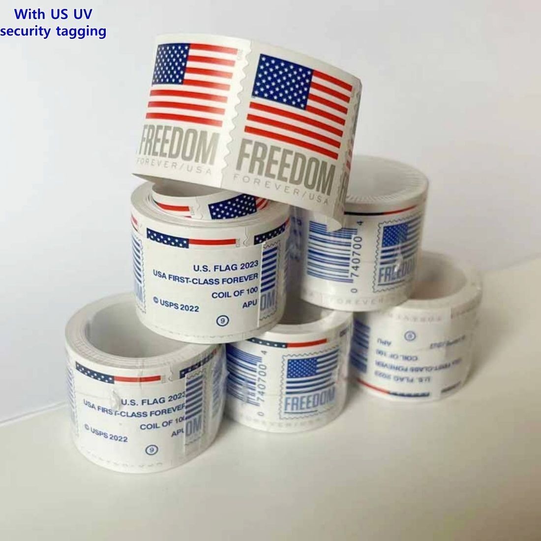 One Roll Of 100 U.S. Flag First Class US Postage Stamps 2023 One Roll Of 100 U.S. Flag First Class US Postage Stamps 2023