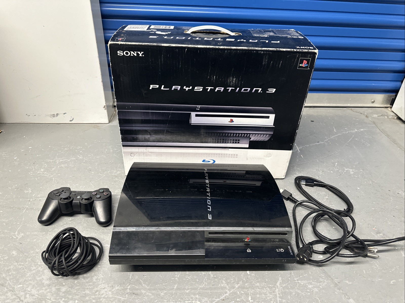 Sony PlayStation 3 PS3 60GB in box Backward Compatible Console CECHA01 Launch Ed