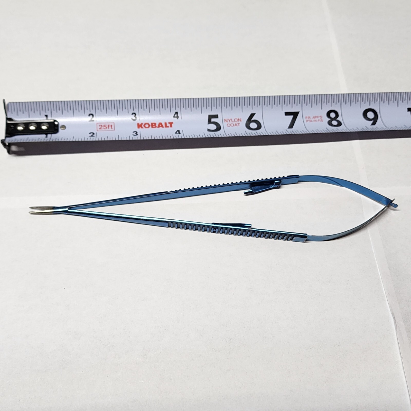 Snowden Pencer Surgical Castroviejo Micro Diamond Blue Needleholder 4447