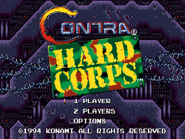 Contra Hard Corps - Sega Genesis Game