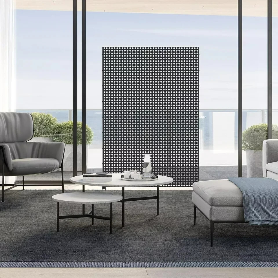 Domi Freestanding Outdoor Indoor Metal Privacy Screens and Panels,Rhombus-Shaped Domi Freestanding Outdoor Indoor Metal Privacy Screens and Panels,Rhombus-Shaped