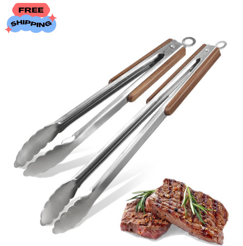 Heavy Duty BBQ Tongs Set 16\