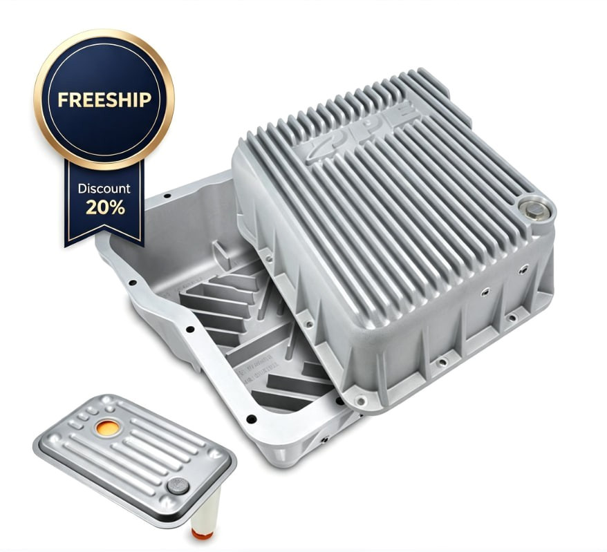 PPE Allison 1000/2000 Deep Transmission Pan Raw Aluminum 128051000