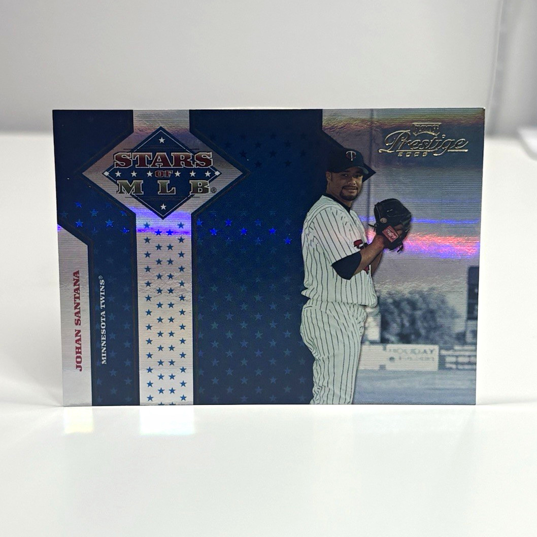Donruss 2005 Playoff Prestige Johan Santana Stars of MLB-13 Holofoil /25