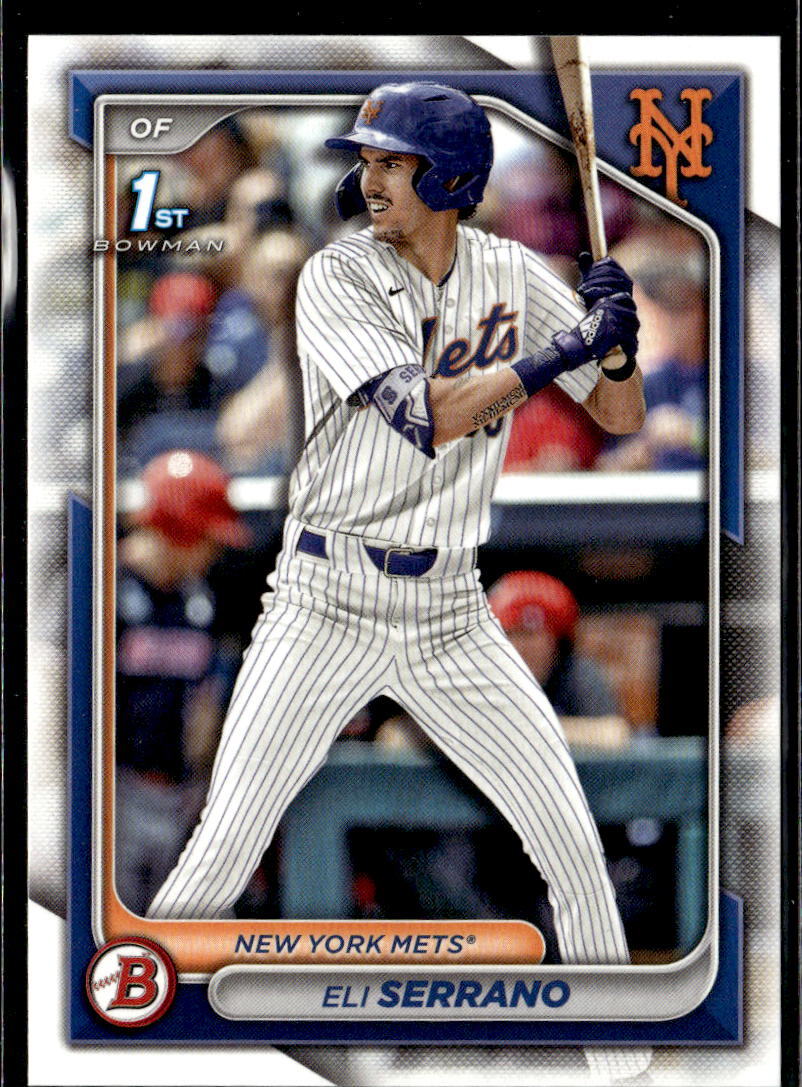 2024 Bowman Draft Paper Eli Serrano New York Mets #BD-163 5 Card Lot 2024 Bowman Draft Paper Eli Serrano New York Mets #BD-163 5 Card Lot