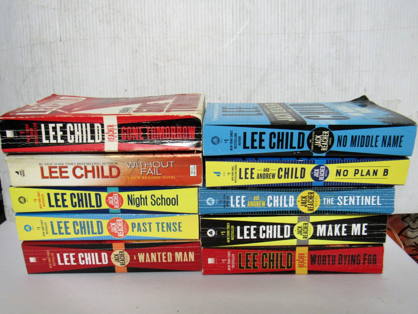 Lot of 10 - Jack Reacher - Lee Child - Paperbacks - Lot of 10 - Jack Reacher - Lee Child - Paperbacks -