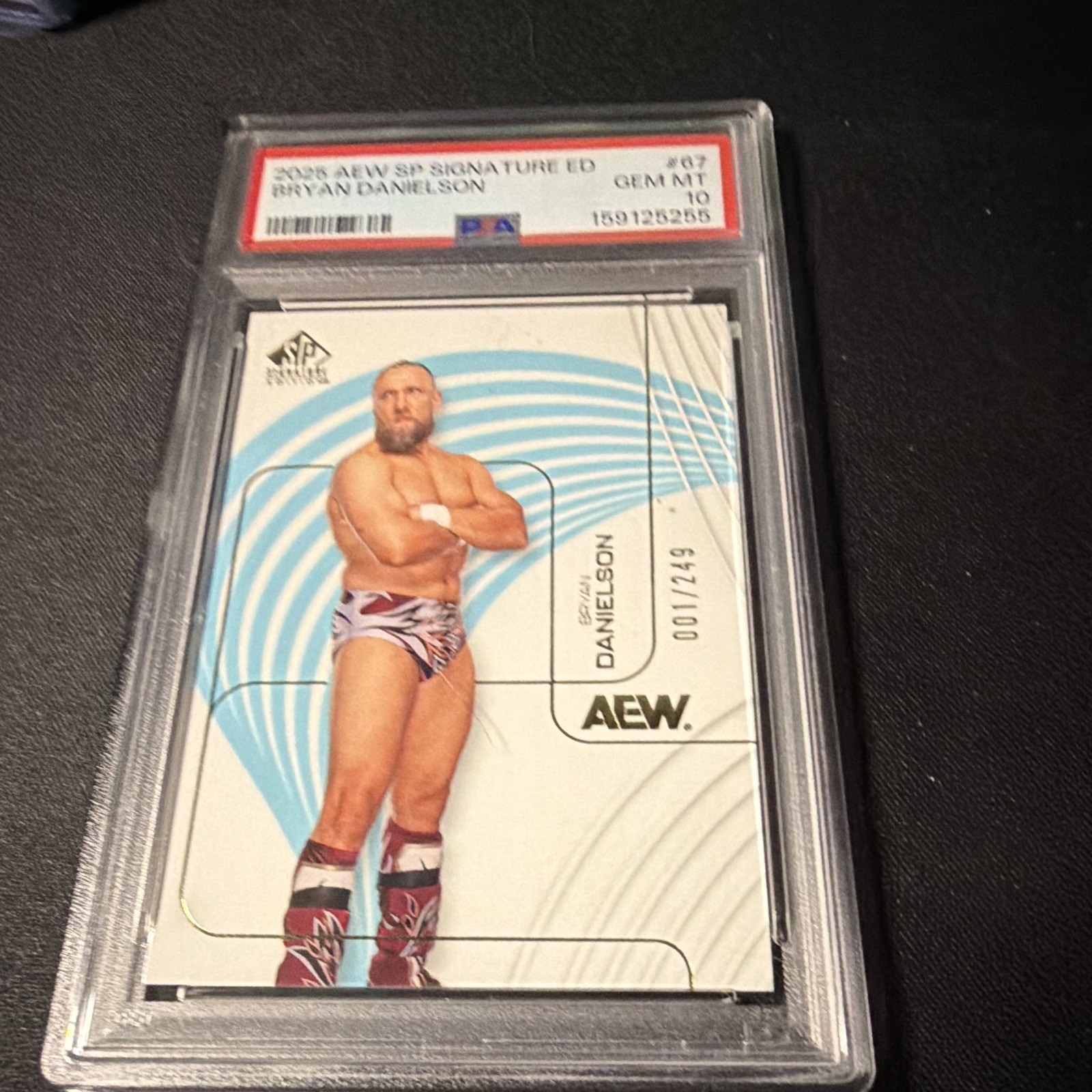 Upper Deck 2024 AEW SP Signature Edition Bryan Danielson #67 Auto /249 PSA 10