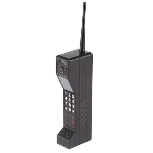 ｀Retro Brick Cell Phone Ornament 80s 90s Vintage Brick Mobile Phone Model Black