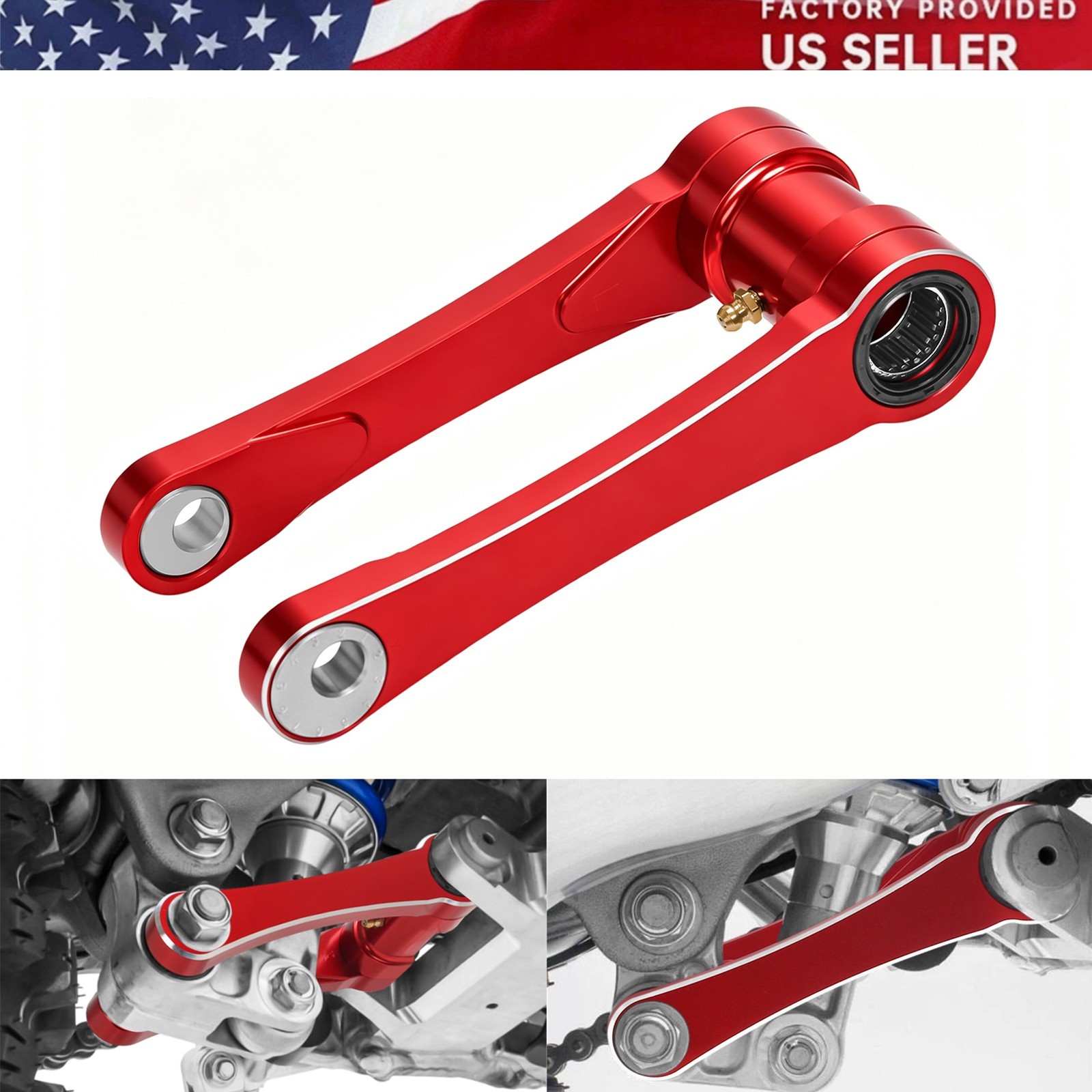 US Red Adjustable Rear Suspension LOWERING LINKS FOR HONDA CRF 250R 2004-2009