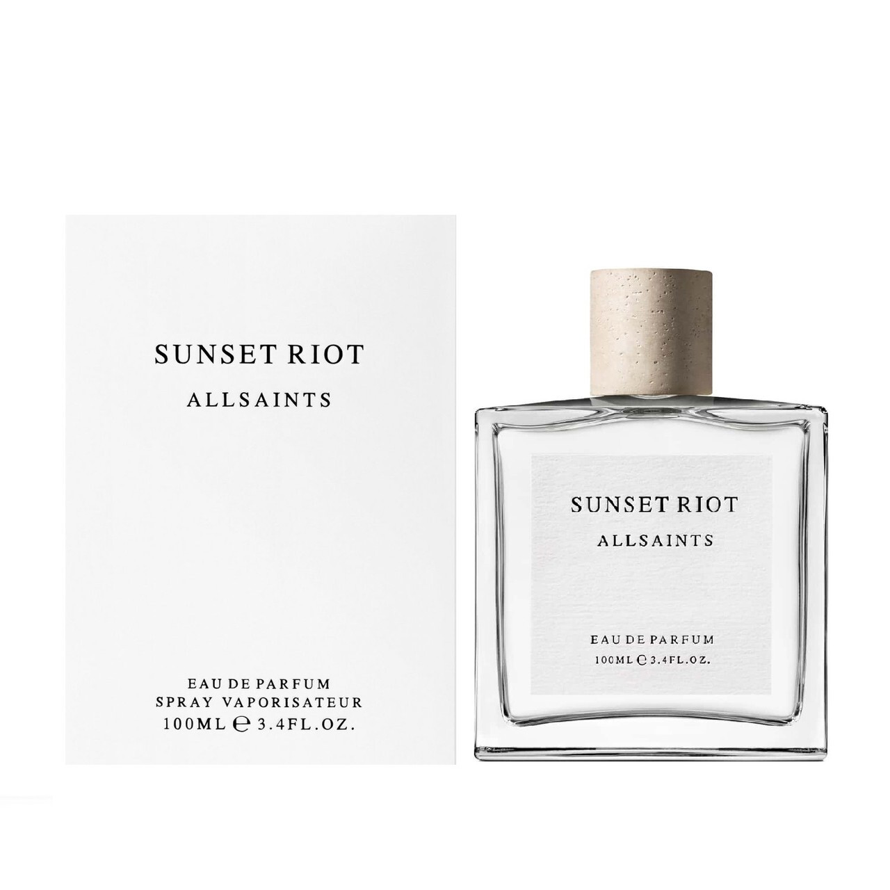 Sunset Riot By ALLSAINTS EDP Spray 100 ml / 3.4 oz NIB Sealed Sunset Riot By ALLSAINTS EDP Spray 100 ml / 3.4 oz NIB Sealed