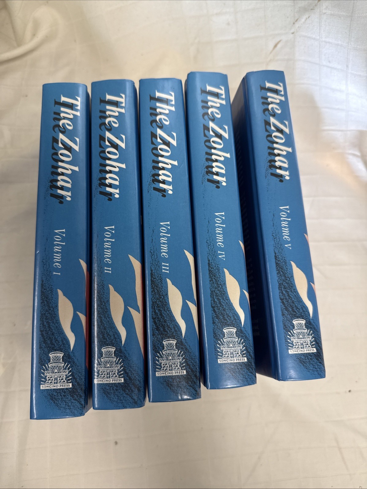 The Zohar Complete 5 Volume Set Soncino Press Sperling Simon 1984 HC Kabbalah 3B The Zohar Complete 5 Volume Set Soncino Press Sperling Simon 1984 HC Kabbalah 3B