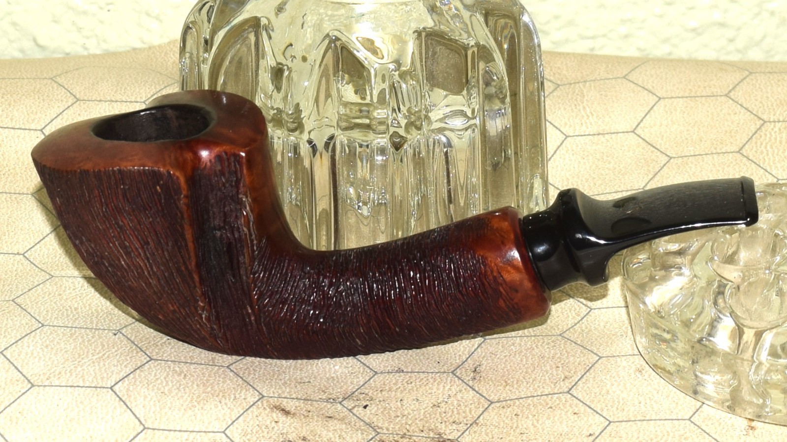 WINSLOW CROWN VIKING HANDMADE IN DENMARK 9mm Filter Sitter Tobacco Pipe #E752