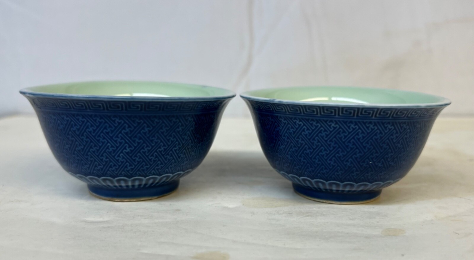 pair of chinese antique porcelain cups. Yongzheng