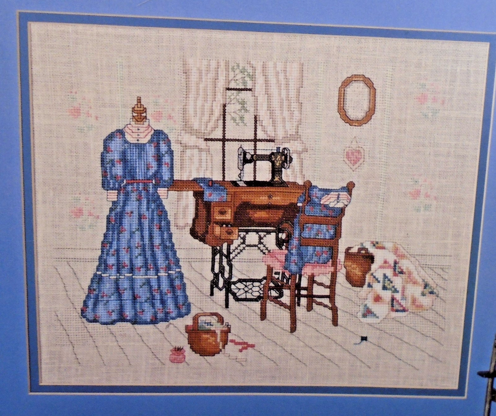 The Upstairs Sewing Room Paula Vaughan Leisure Arts 474 Cross Stitch Pattern The Upstairs Sewing Room Paula Vaughan Leisure Arts 474 Cross Stitch Pattern