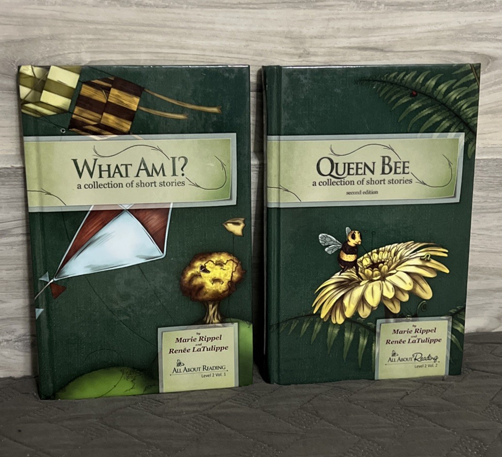 All About Reading Level 2 Vol 1 & 2 Color  Edition What am I Queen Bee