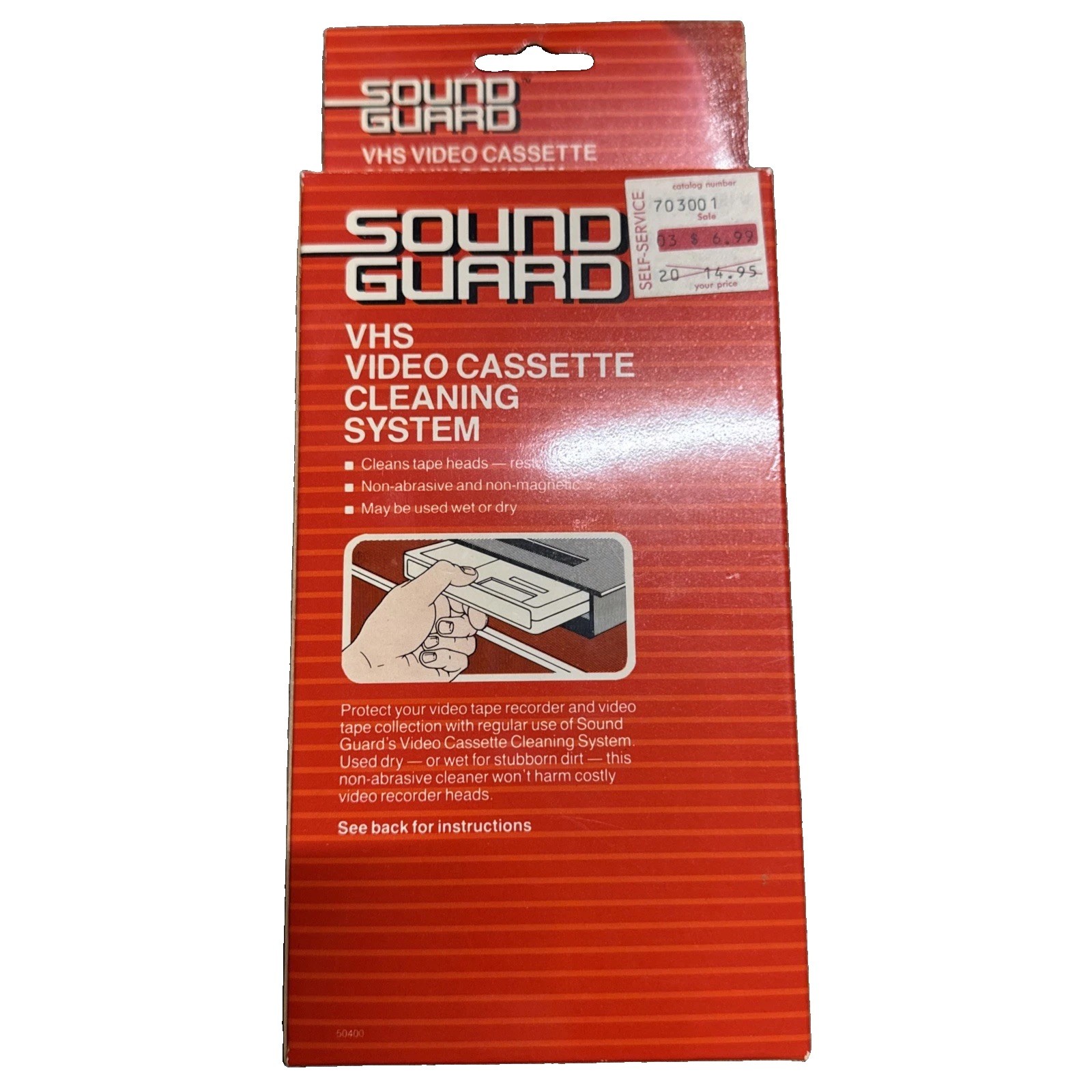 Vintage NOS Soung Guard BETA Video Cassette Cleaning System. Vintage NOS Soung Guard BETA Video Cassette Cleaning System.