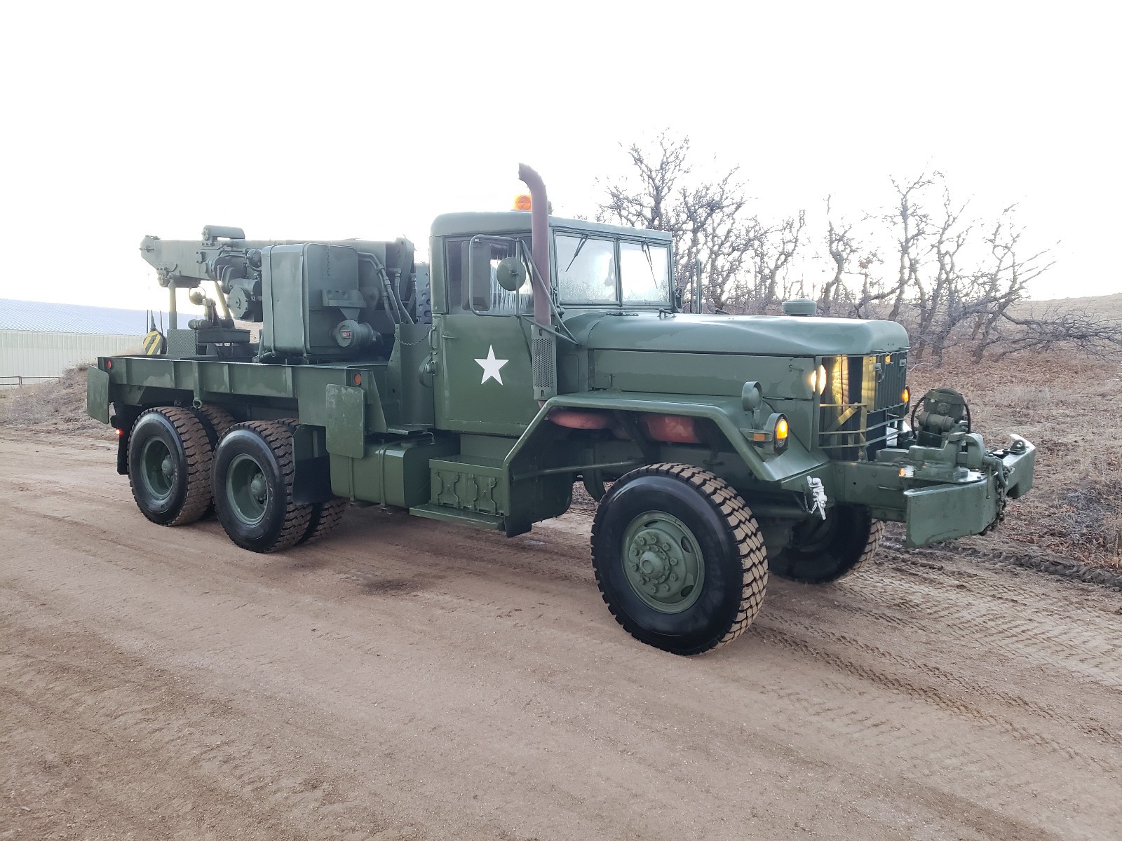 1970 AM General M816 6x6 Refurbished Crane Truck Wrecker w/ Cummins Diesel