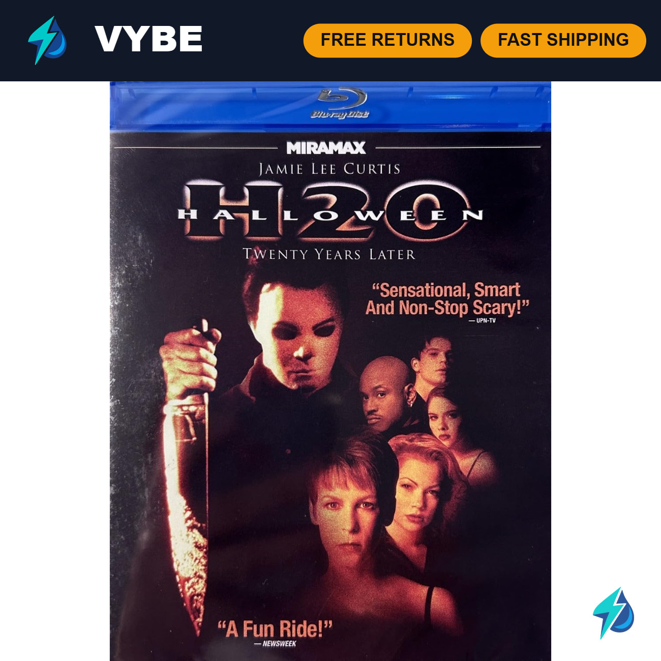 Halloween H20: 20 Years Later Blu-ray - Horror Movie, Thrilling Slasher, Collect