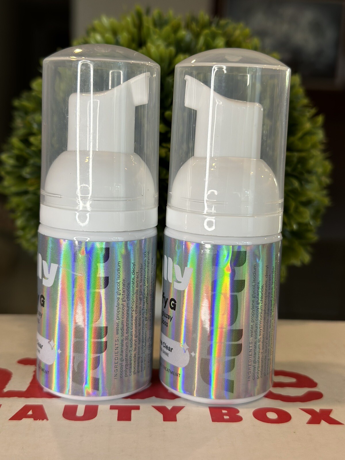 2 X Hally Fluffy G Foamy Glazey Hair Gloss Premiere Clear Colorless Shine 2 X Hally Fluffy G Foamy Glazey Hair Gloss Premiere Clear Colorless Shine