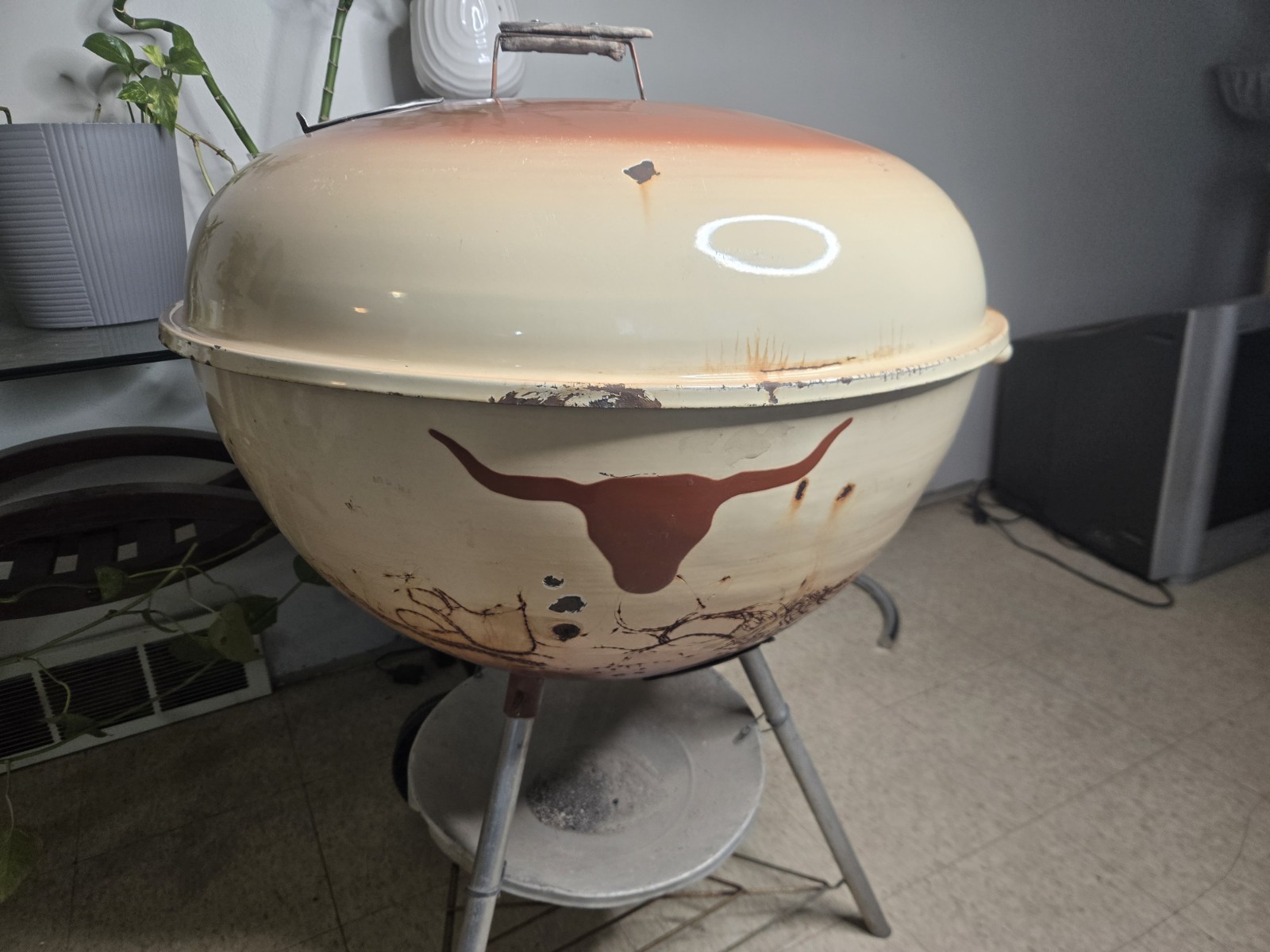 1960's Vintage Weber Westerner Charcoal Kettle Grill 26