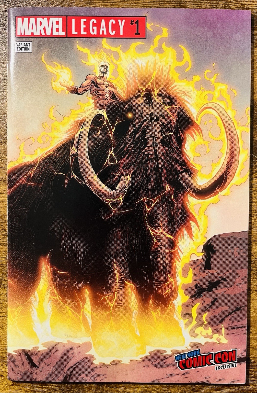 MARVEL LEGACY 1 GHOST RIDER NYCC EXCLUSIVE MIKE DEODATO JR VARIANT MARVEL 2017