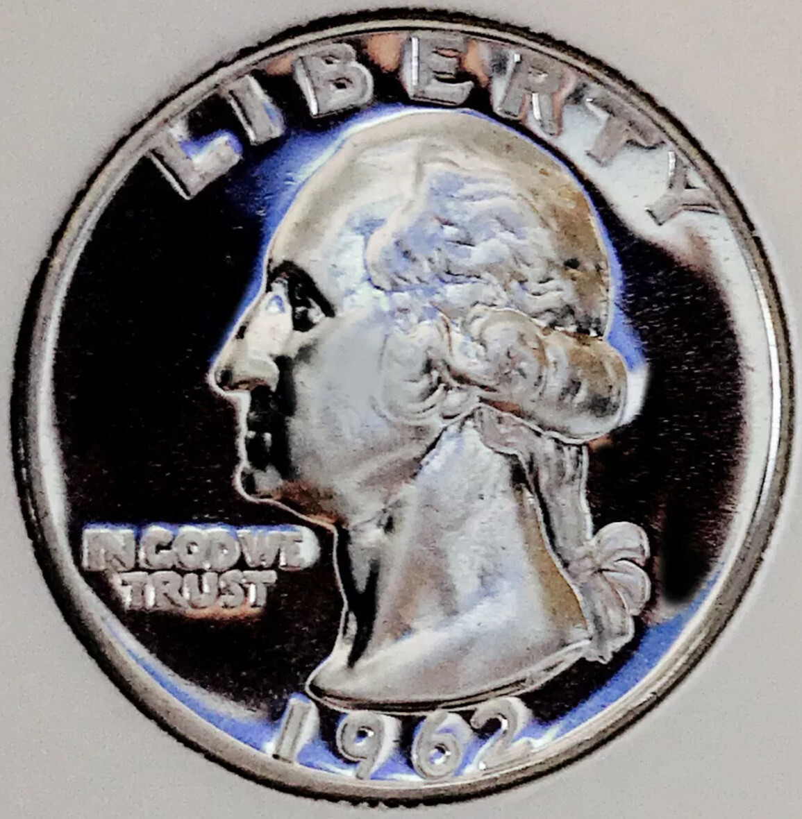 ⭐️1962 P⭐️UNBELIEVABLE⭐️90% SILVER PROOF⭐️WASHINGTON SILVER GEM BEST EVER⭐️WOW