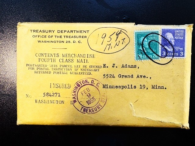 Rare Original, Unopened and Sealed 1954 US Mint Set with Stamp - 30 Coins