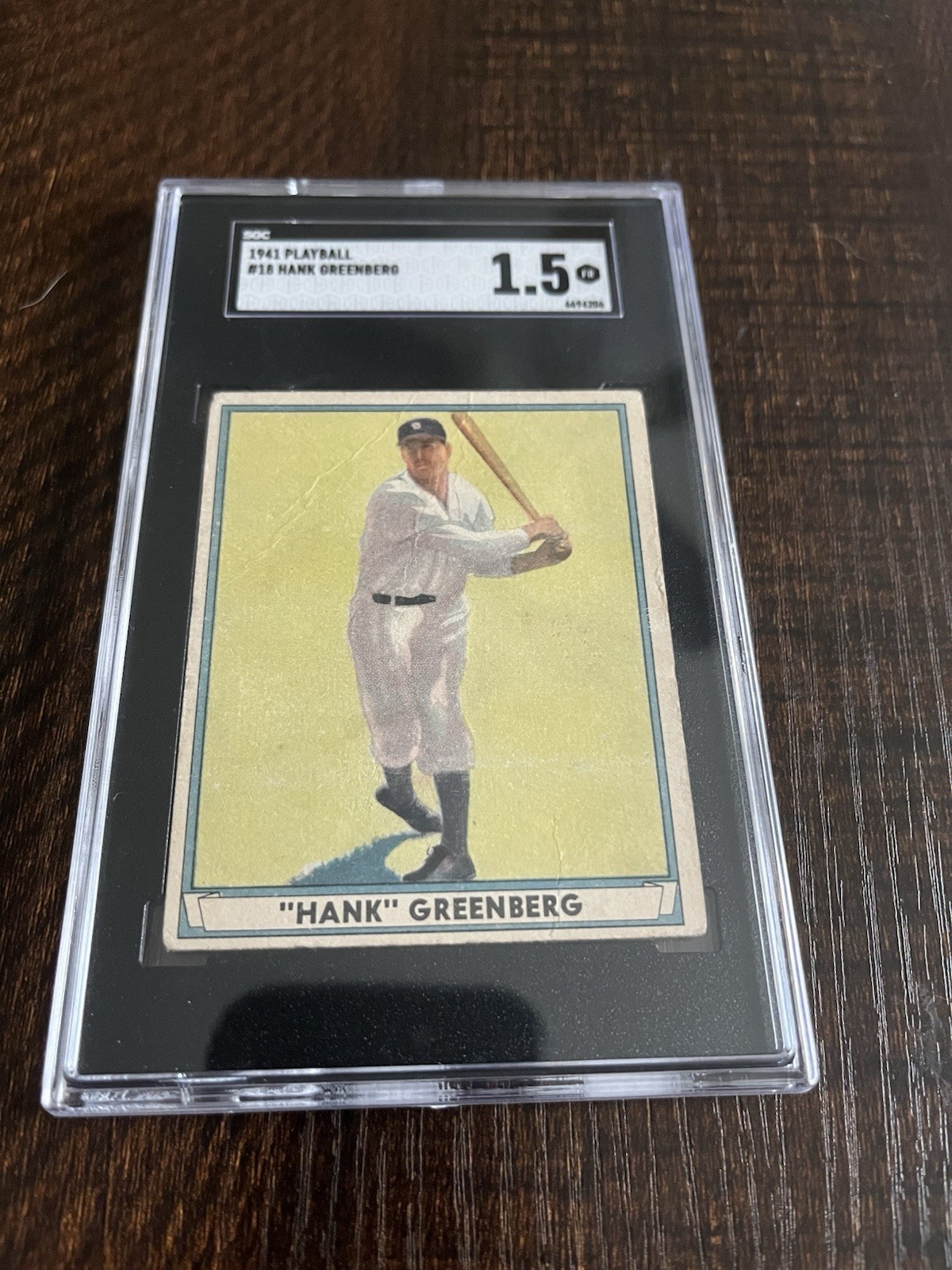 Beautiful 1941 play ball hank greenberg SGC 1.5 Beautiful 1941 play ball hank greenberg SGC 1.5