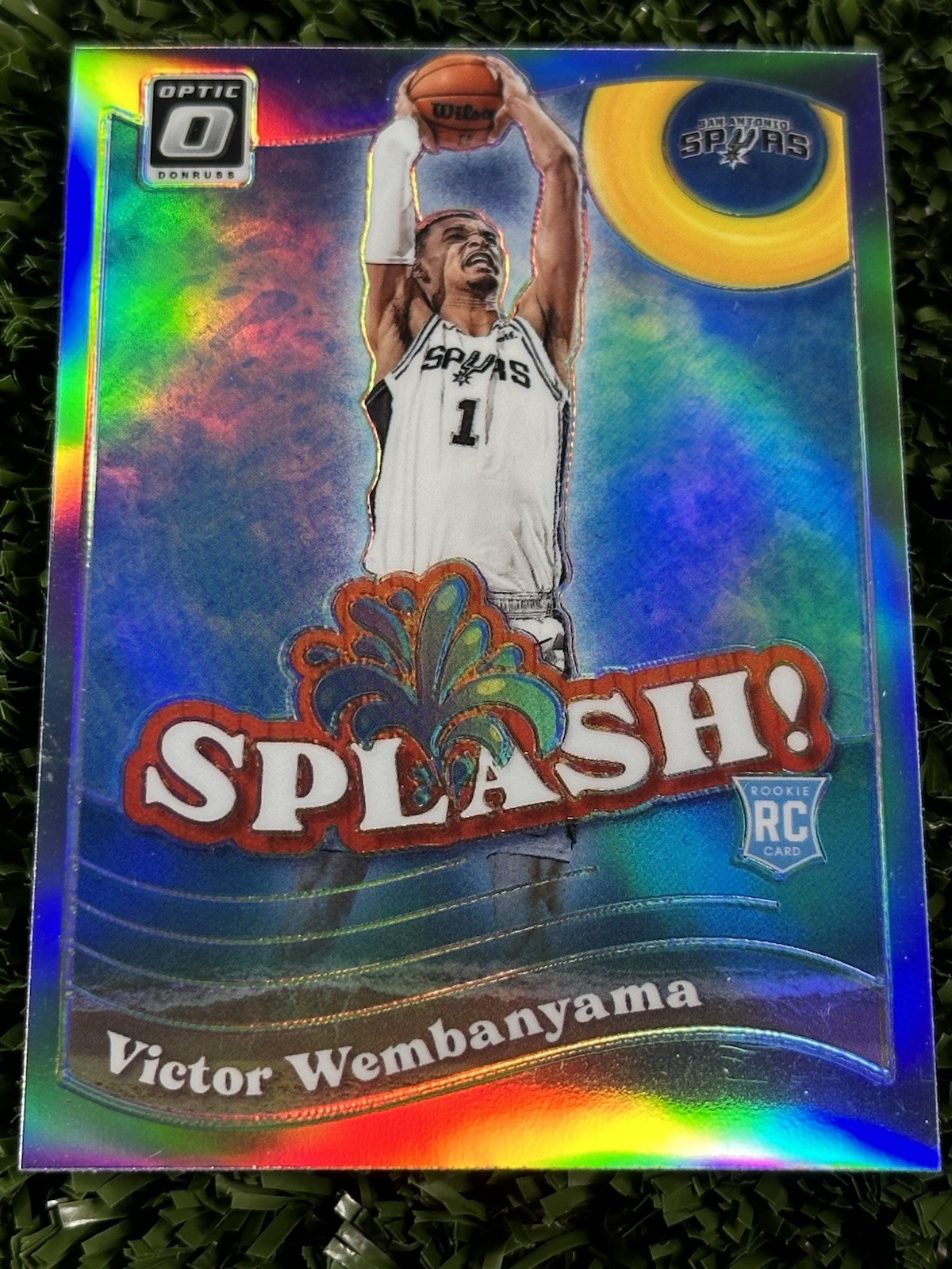 2023-24 Panini Donruss Optic - Splash Victor Wembanyama #6 Holo Prizm (RC) 2023-24 Panini Donruss Optic - Splash Victor Wembanyama #6 Holo Prizm (RC)