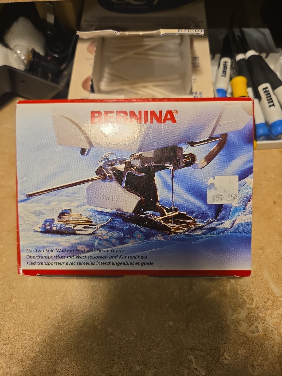 BERNINA Two Sole Walking Foot With Seam Guide 0089697100 BERNINA Two Sole Walking Foot With Seam Guide 0089697100