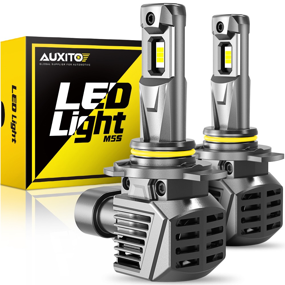 AUXITO 9012 HIR2 LED Headlight Kit Bulb High Low Beam 22000LM Super Bright 6500K