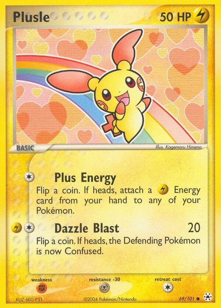 Plusle - 69/101 - LP - EX Hidden Legends Plusle - 69/101 - LP - EX Hidden Legends