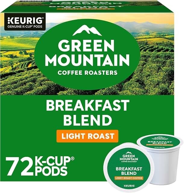 green mountain, breakfast blend, k-cup pods, 72 count green mountain, breakfast blend, k-cup pods, 72 count