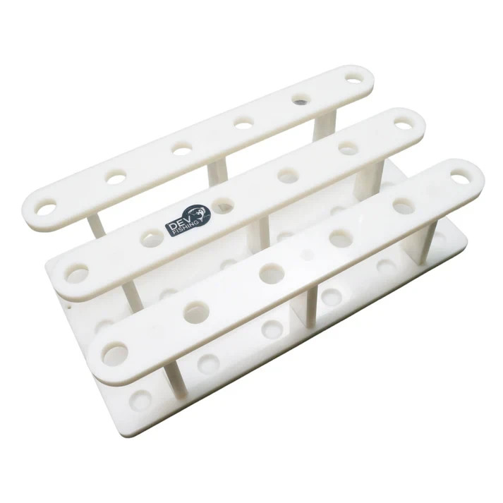 Pole Garage Storage Rack Stationary Deck Fish Rod Holder Dev Fishing FPH 18 Pole Garage Storage Rack Stationary Deck Fish Rod Holder Dev Fishing FPH 18
