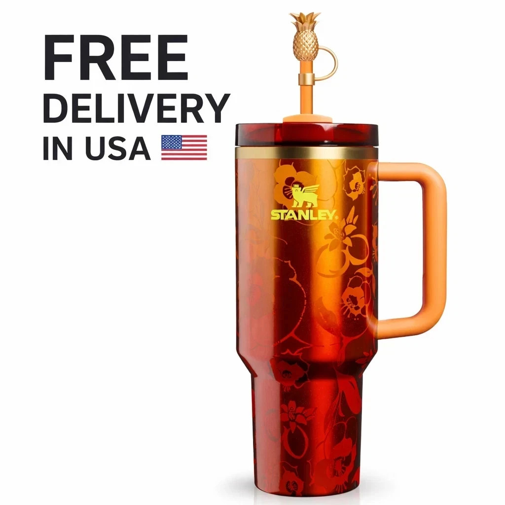 The Stanley 1913 x KAROL G 40 oz Quencher H2.O FlowState Tumbler The Stanley 1913 x KAROL G 40 oz Quencher H2.O FlowState Tumbler