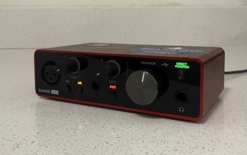 Focusrite Scarlett Solo 3rd Gen 2-Channel Pro Audio Interface