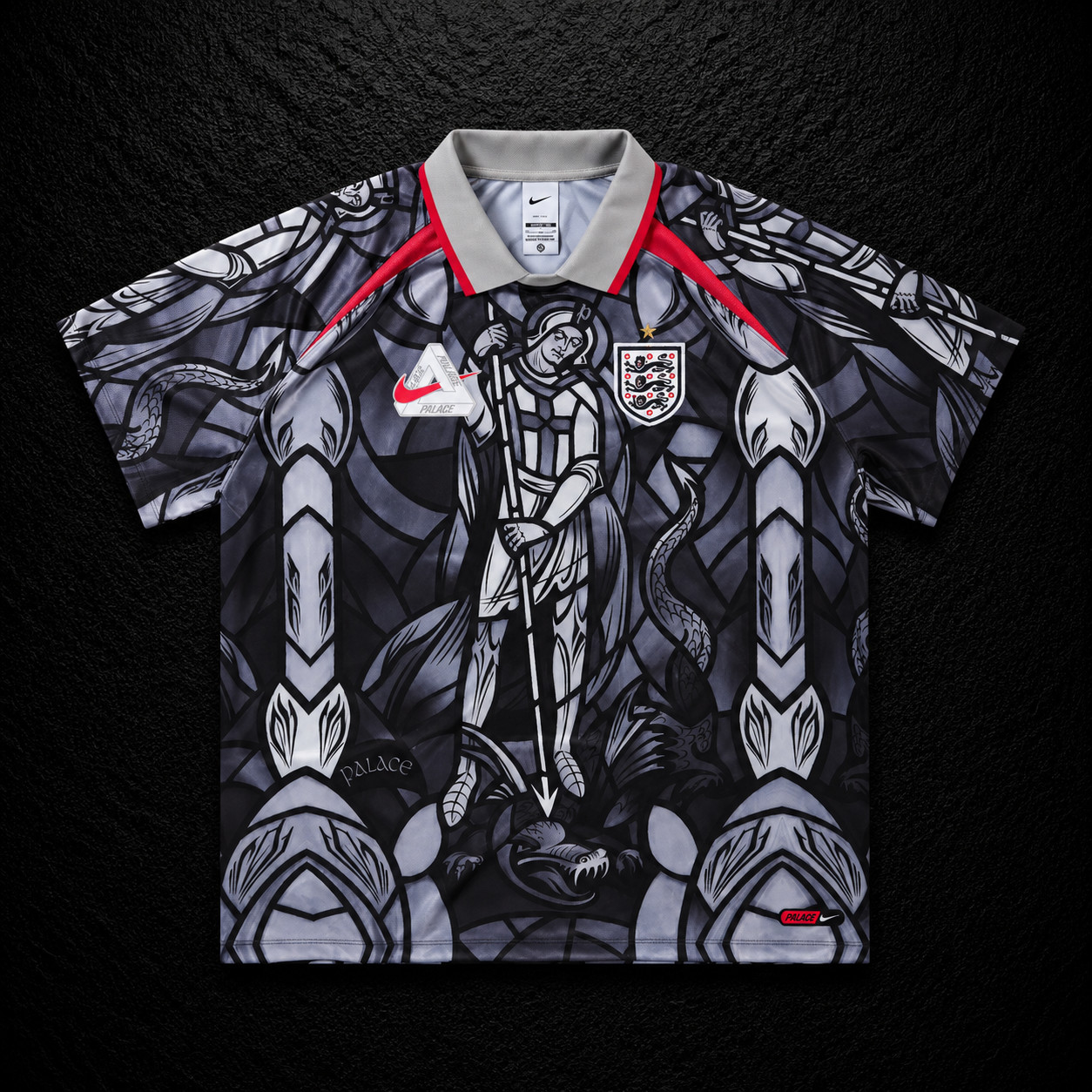 Palace x Nike England Dri-FIT Jersey - Pewter Grey Men\'s Size XL Pre-Owned