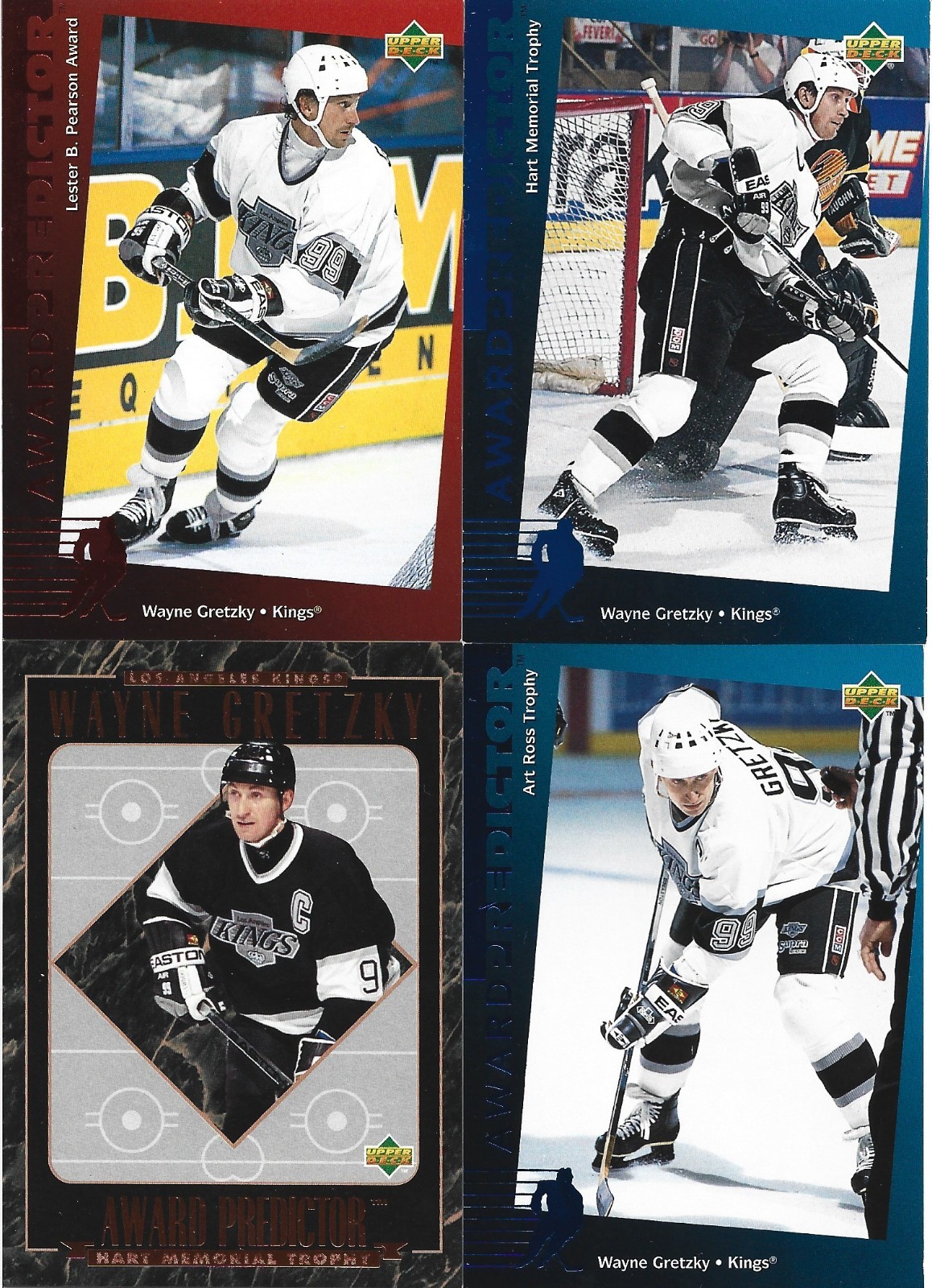 1994-95 UD Upper Deck Award Predictor Blue Wayne Gretzky #H1 1994-95 UD Upper Deck Award Predictor Blue Wayne Gretzky #H1