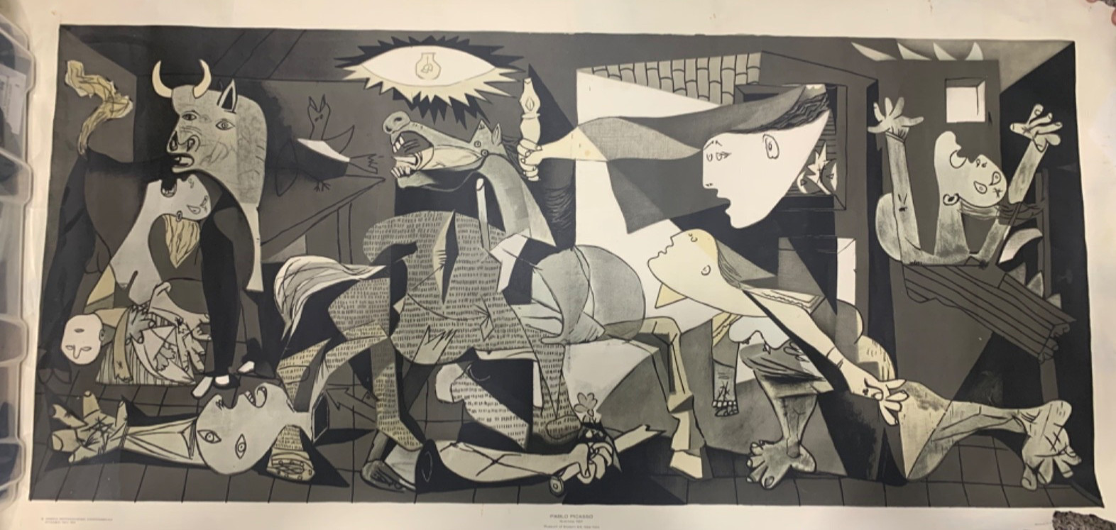 1964 VINTAGE PABLO PICASSO-GUERNICA POSTER ART PRINT - 54\ 1964 VINTAGE PABLO PICASSO-GUERNICA POSTER ART PRINT - 54\