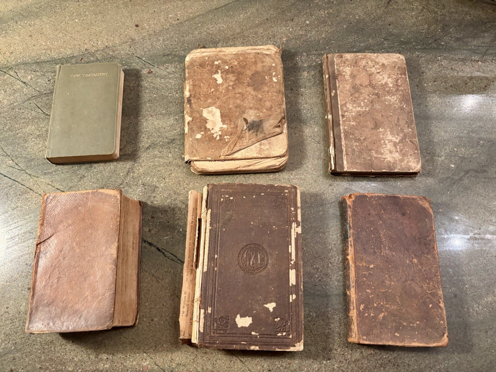 6 Antique Religious Books inc Southern Psalmist 1859 & Early American Sermons 6 Antique Religious Books inc Southern Psalmist 1859 & Early American Sermons