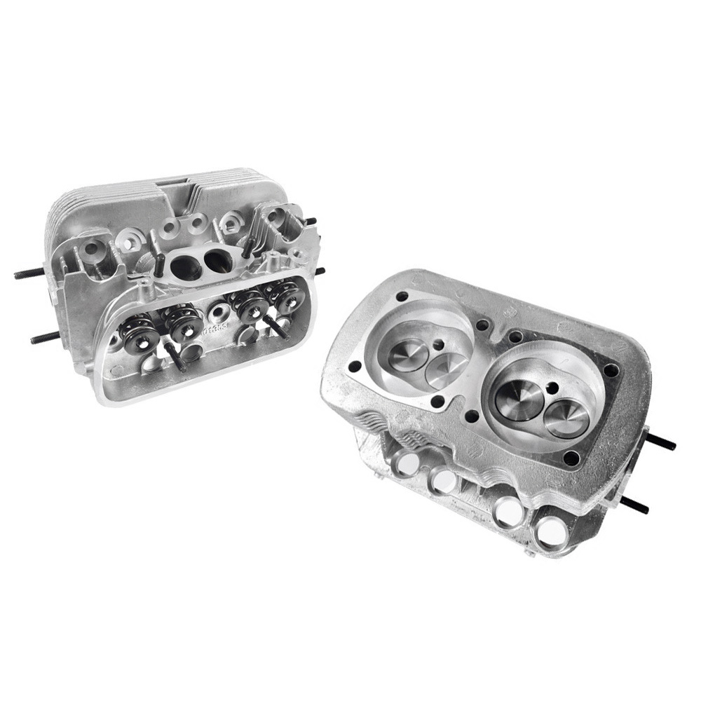PAIR VW 1600 DUAL PORT HIGH PERFORMANCE DUAL SPRINGS CYLINDER HEADS, 92 BORE