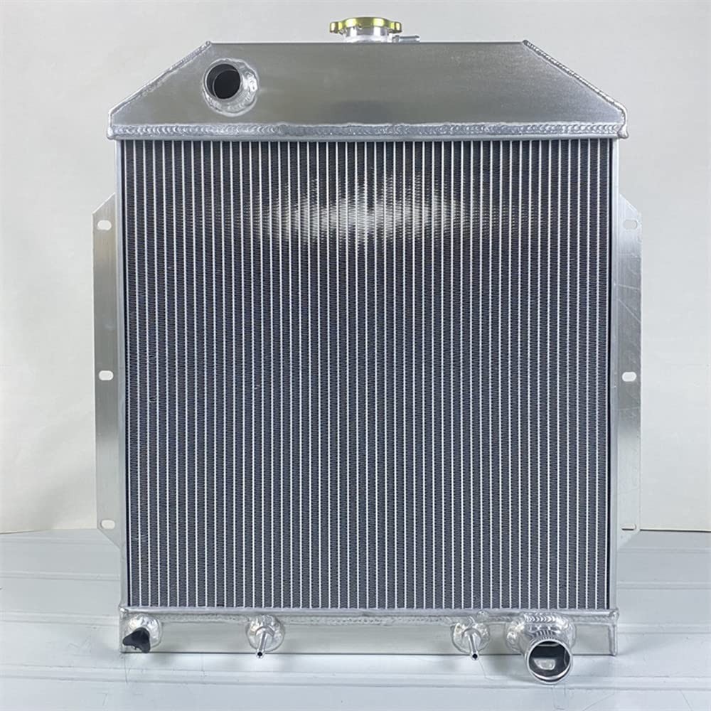 3 ROW Aluminum Radiator For 1949-1953 FORD CAR SEDAN CHEVY ENGINE SWAP CC49CH