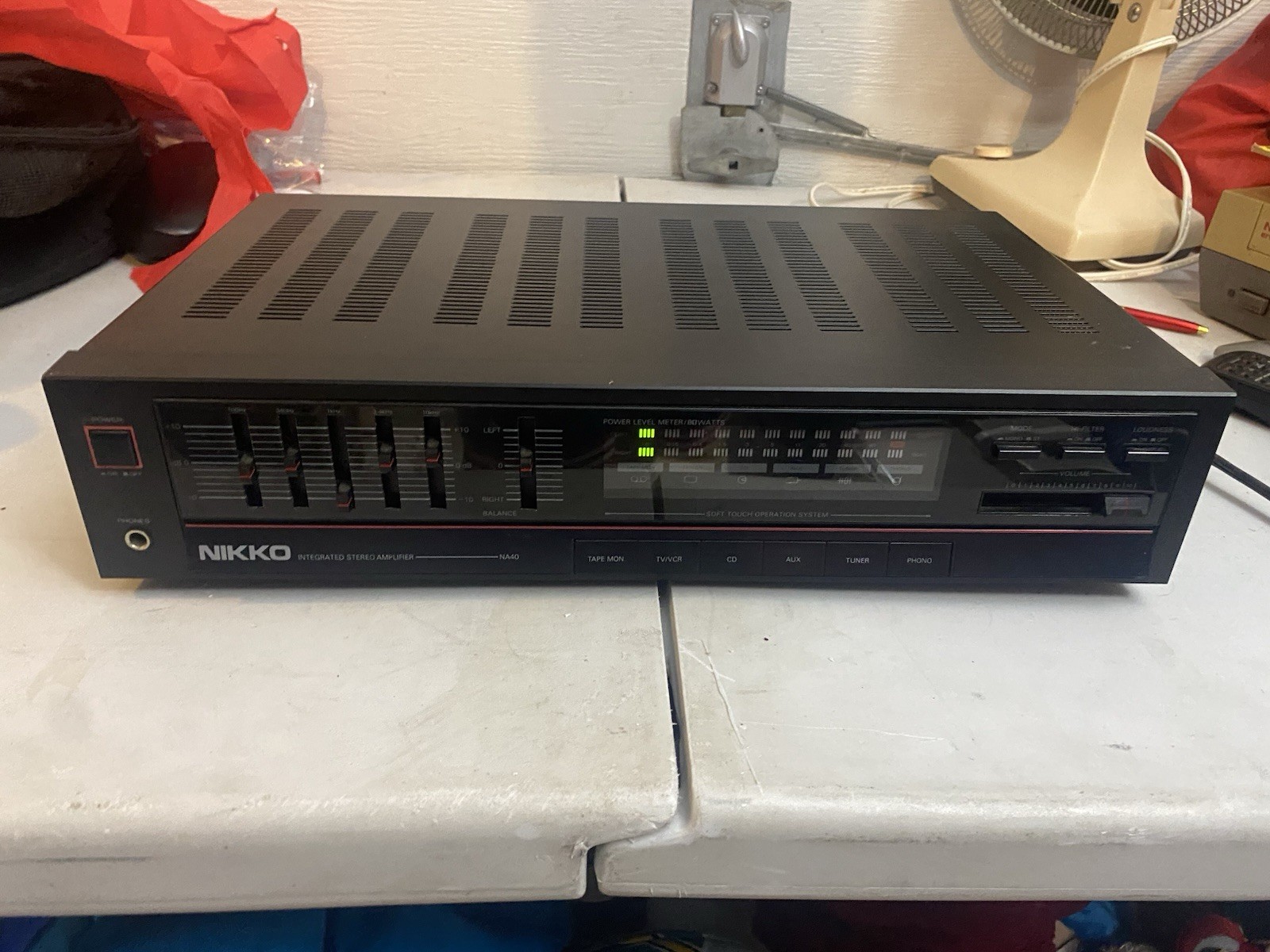NIKKO NA40 INTEGRATED STEREO AMPLIFIER Works Great