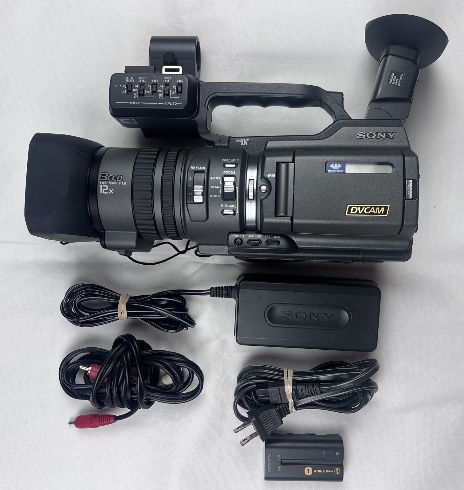 Very Clean Sony DSR-PD150 DVCAM Camcorder MiniDV Fully *Tested & Working*