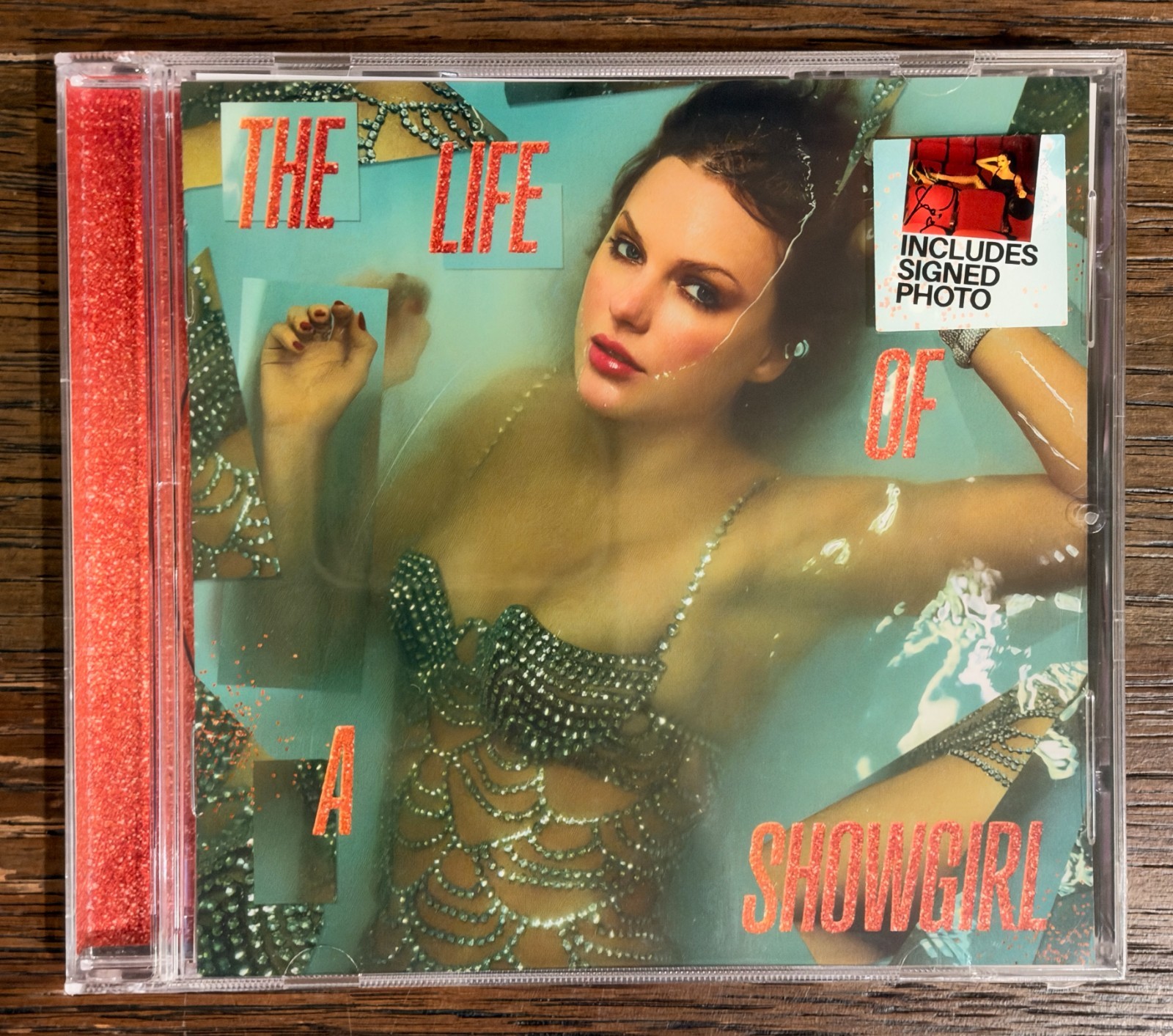 Taylor Swift Life of a Showgirl CD Hand Signed Photo 4 NEW Factory Sealed Taylor Swift Life of a Showgirl CD Hand Signed Photo 4 NEW Factory Sealed
