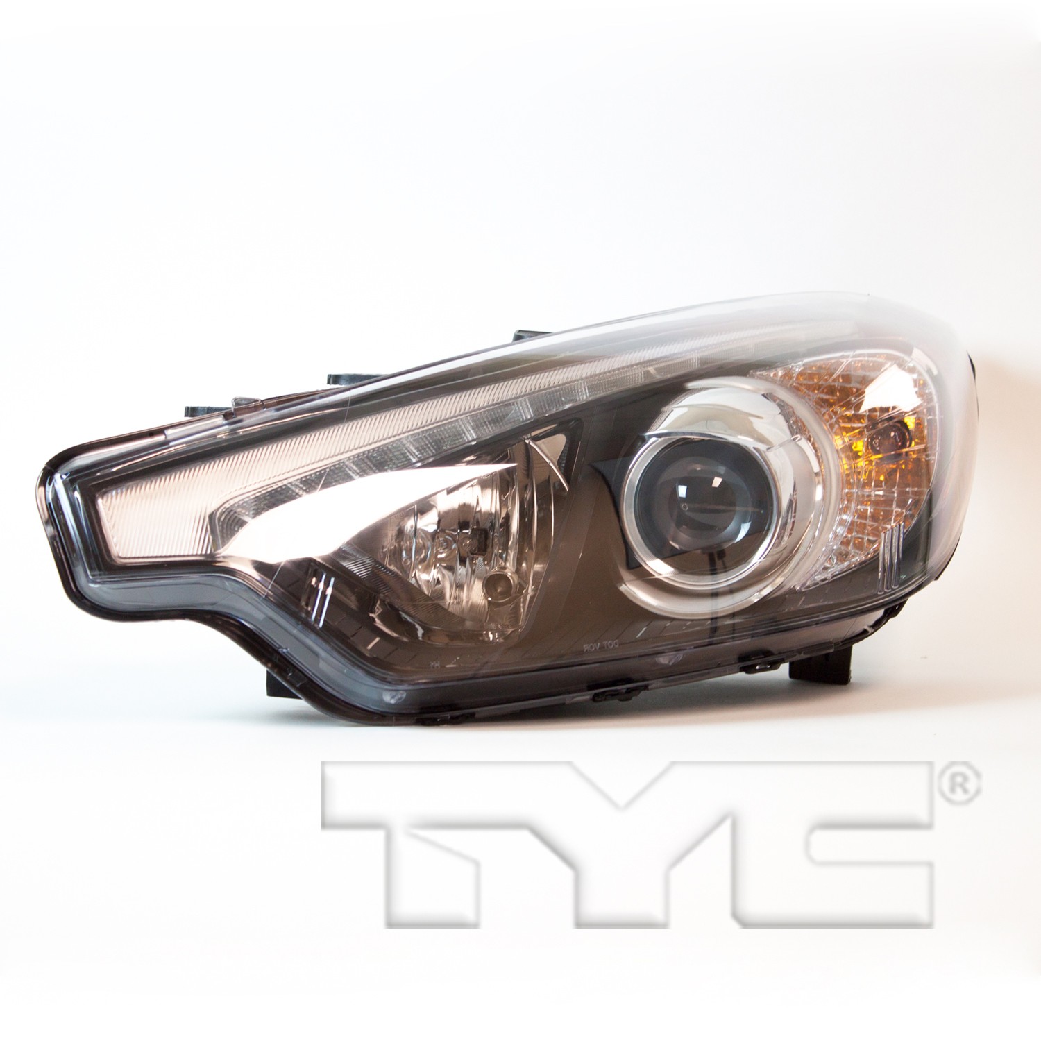 Halogen Headlight Front Lamp for 14-15 Kia Forte w/LED Left Driver CAPA