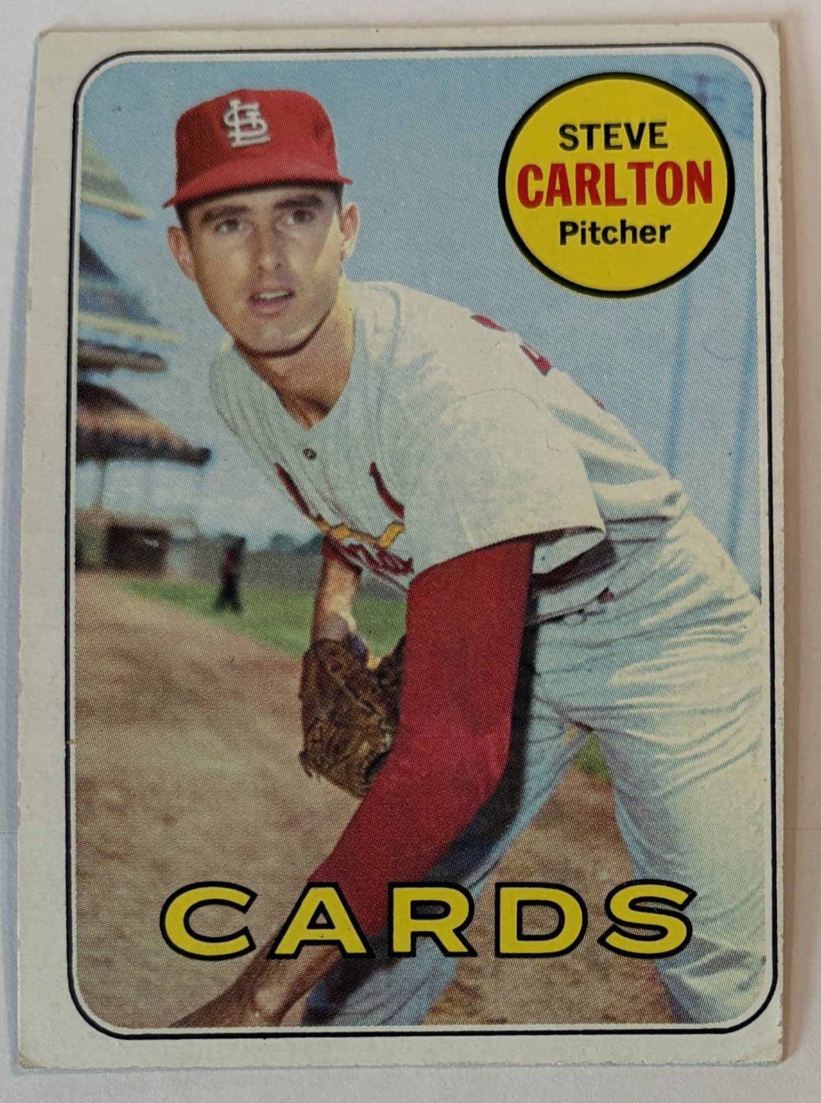 1969 Topps Steve Carlton Cardinals Card #255 VG-EX 