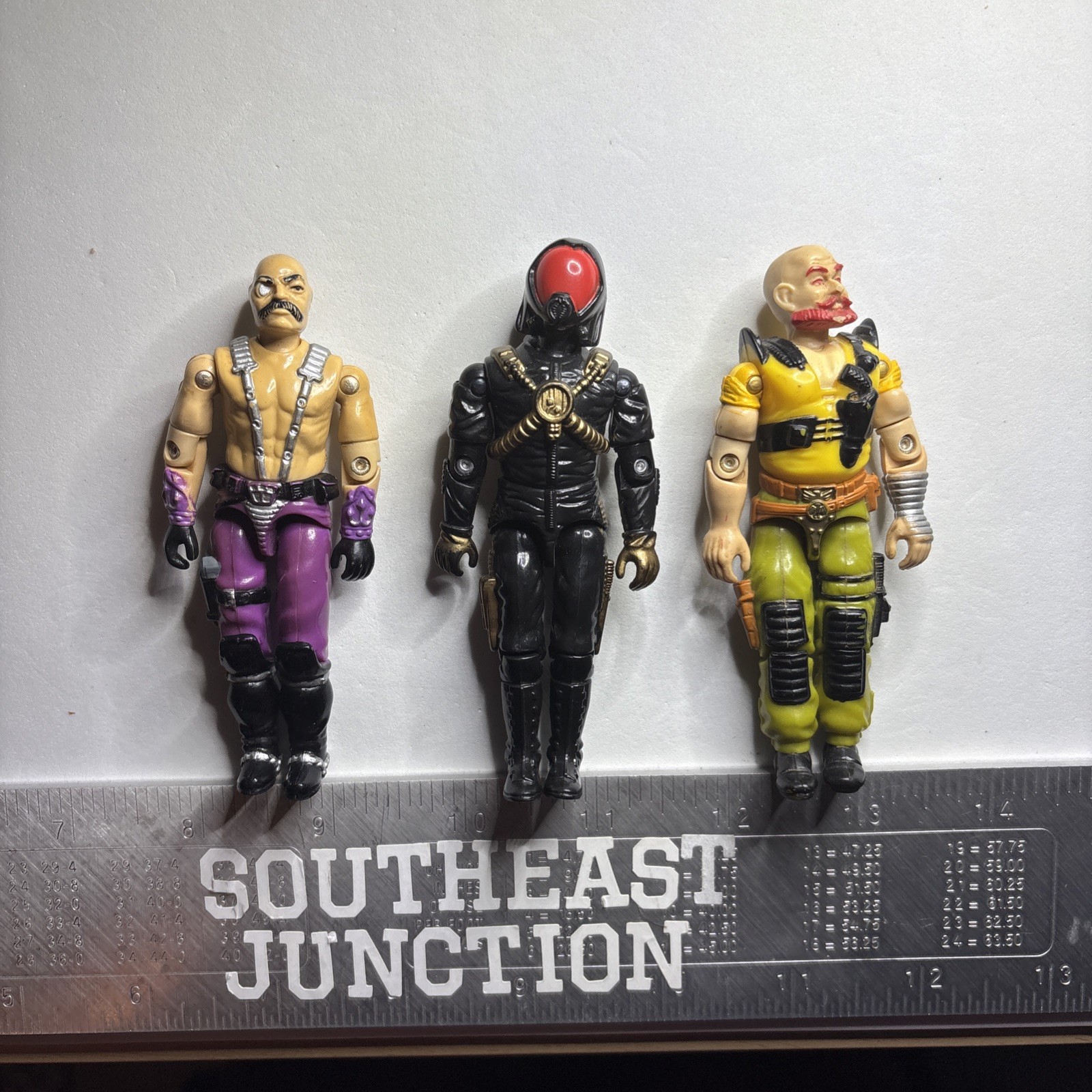 Vintage GI Joe ARAH 3.75” Action Figure Lot Hasbro Bundle Of 3 No Cracks TIGHT Vintage GI Joe ARAH 3.75” Action Figure Lot Hasbro Bundle Of 3 No Cracks TIGHT